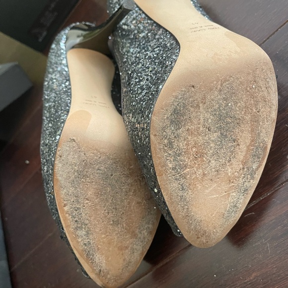 BARNEYS IF NEW YORK SHINY HEELS - Picture 8 of 10